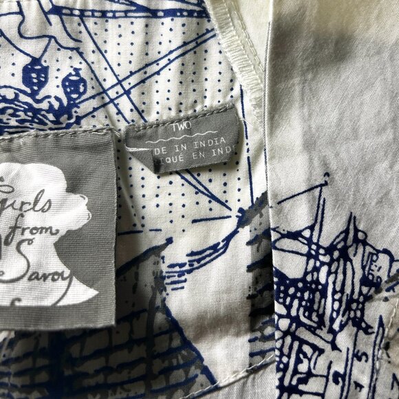 Anthropologie Girls From Savoy Bon Voyage Dress size 2 NWT - Picture 7 of 10